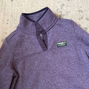 L.L. Bean Women’s Sweater Fleece Pullover